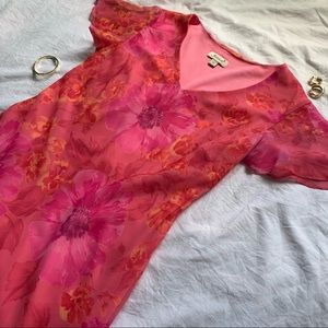Vintage Jessica Floral Midi Dress